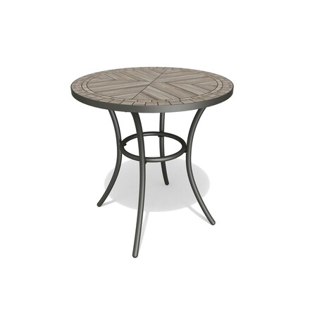 Living Accents Living Accents Brown Round Stone Bistro Table 705.0471.000